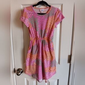 Girls Lularoe Mae dress sz 10